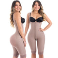 Fajas Colombianas Compression Fabric Abdominal Control Adjustable Shoulder Clasps And Buttock Butt Lifter Slimming Body Shaper