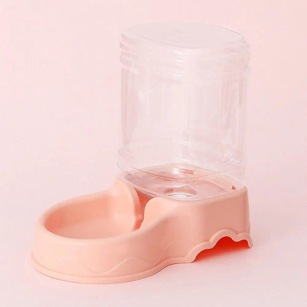 3.8L Automatic Pet Feeder Large Cat Dog Food Dispenser Water Fountain Drink Bowl