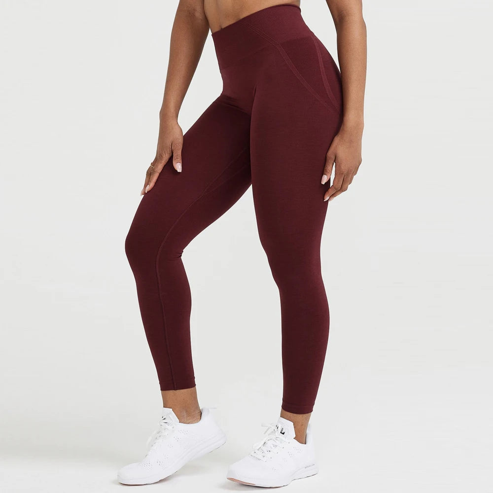 Effortless Seamless Leggings Women Scrunch Butt Gym Leggings High Waist Yoga Pants Sports Leggings Booty Fitness Workout Tights