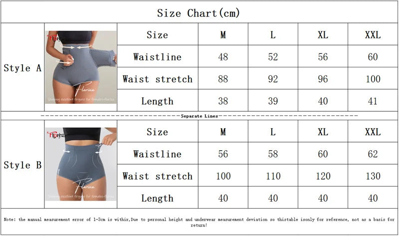 Flarixa Waist Shaper Tummy Slimming Women Panties Fajas With Hooks Seamless High Waist Shapewear Butt Lifter Body Shaper Briefs