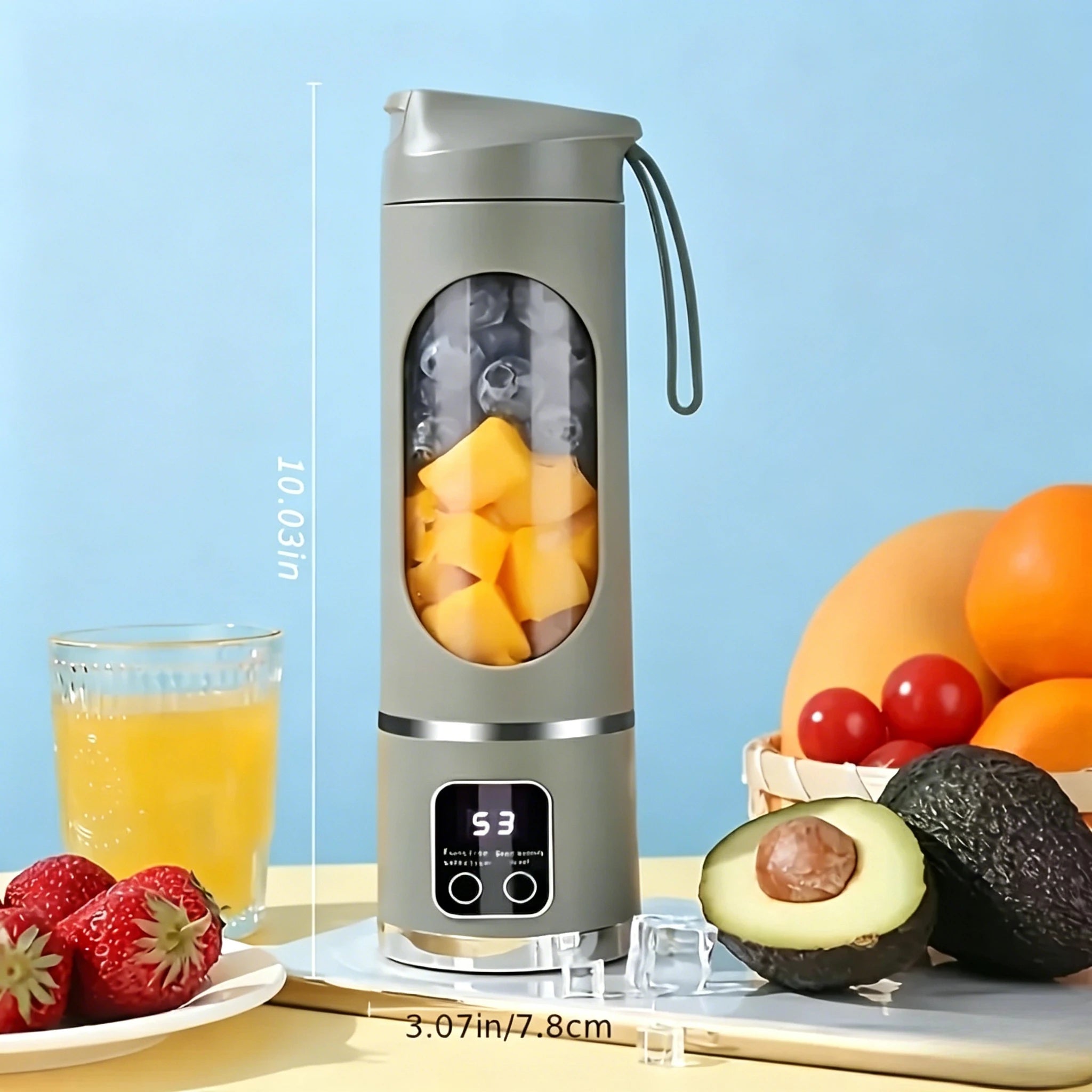 Portable USB Rechargeable Blender Juicer Mini Electric Fruit Vegetable Mixer Milkshake Smoothie Maker Easy Clean