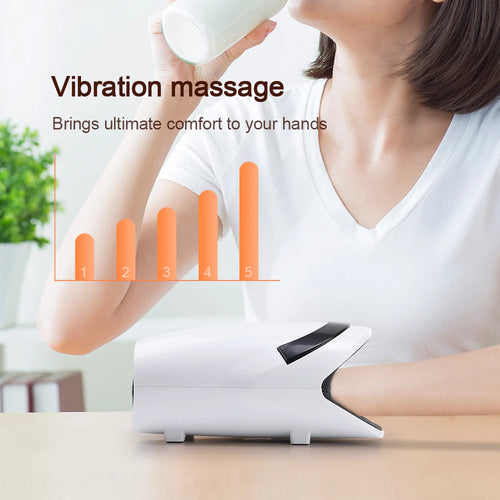 Masajeador de Manos Inalámbrico – Compresión y Calor para Artritis