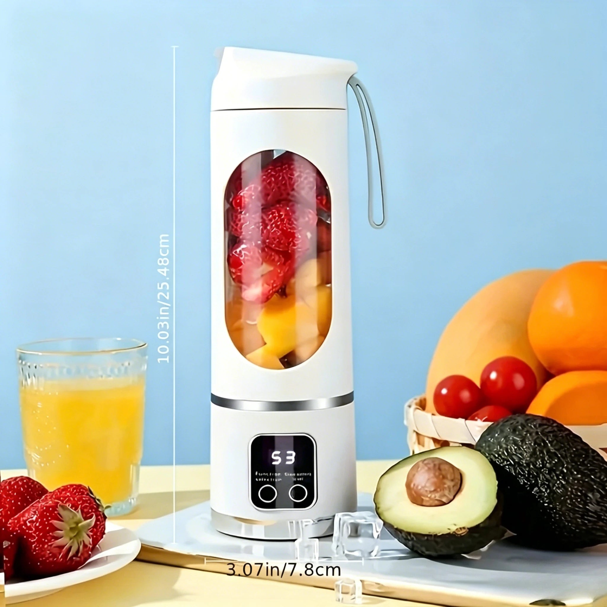Portable USB Rechargeable Blender Juicer Mini Electric Fruit Vegetable Mixer Milkshake Smoothie Maker Easy Clean