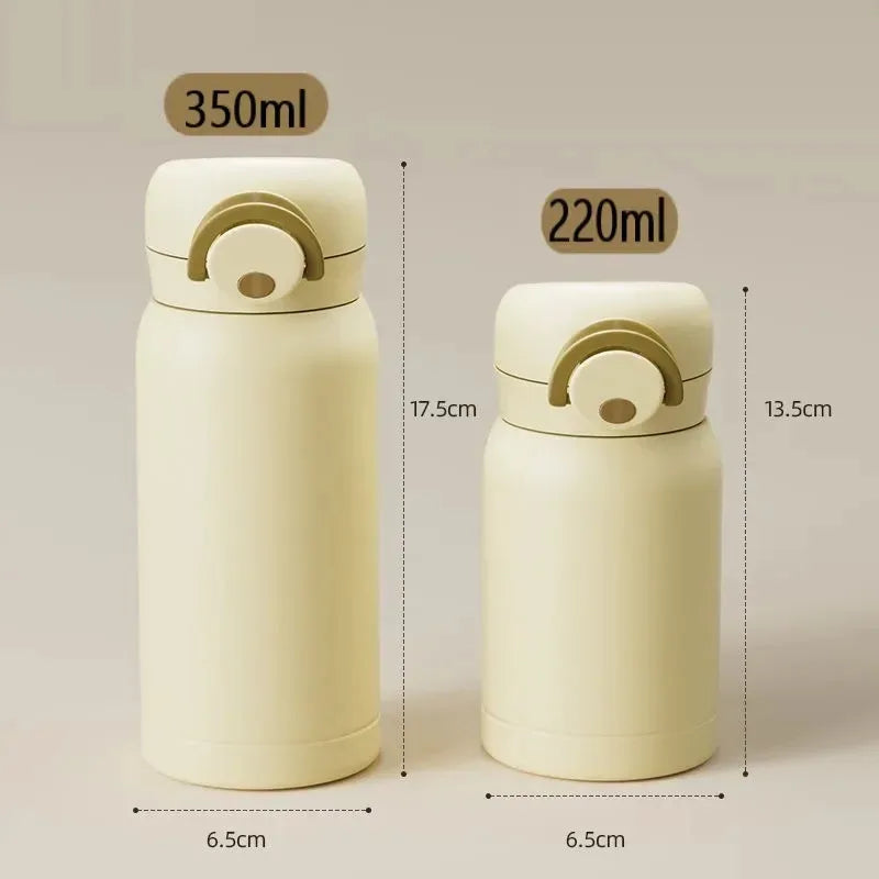 Mini Thermos Cup 220ml/350ml, Stainless Steel Thermal Cup, Insulated Water Bottle, Ideal Gift for Children