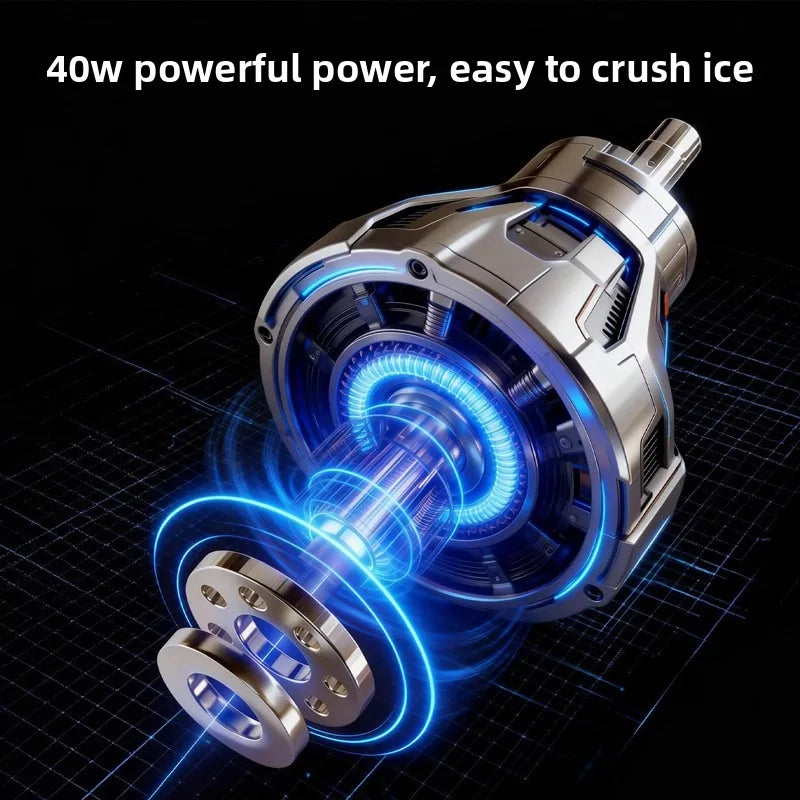 400ml Portable Blender Juicer USB Rechargeable Mini Food Processor Wireless Electric Kitchen Mixer Smoothie Maker Travel Cup