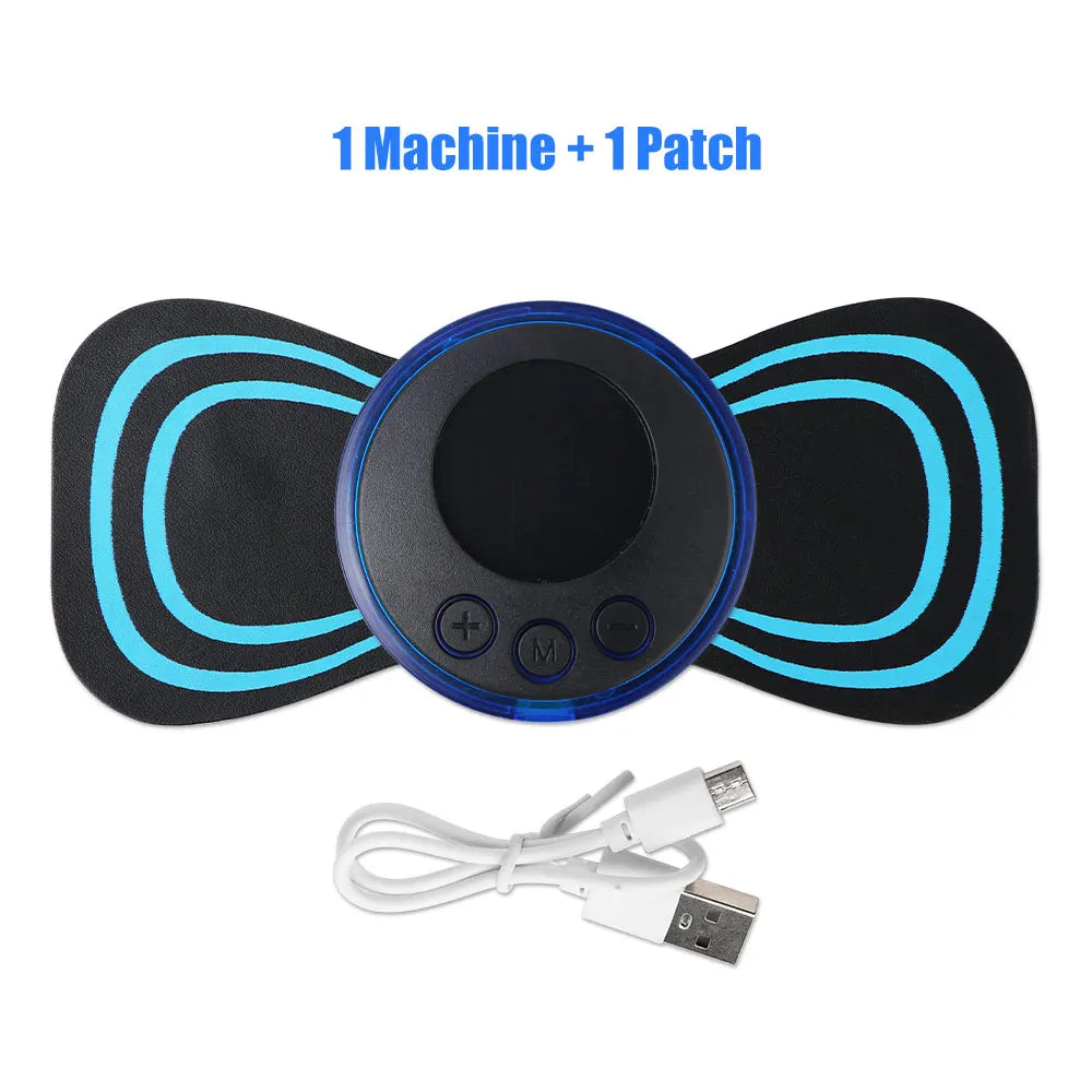 Mini Masajeador EMS Portátil – Estiramiento Cervical y Relajación