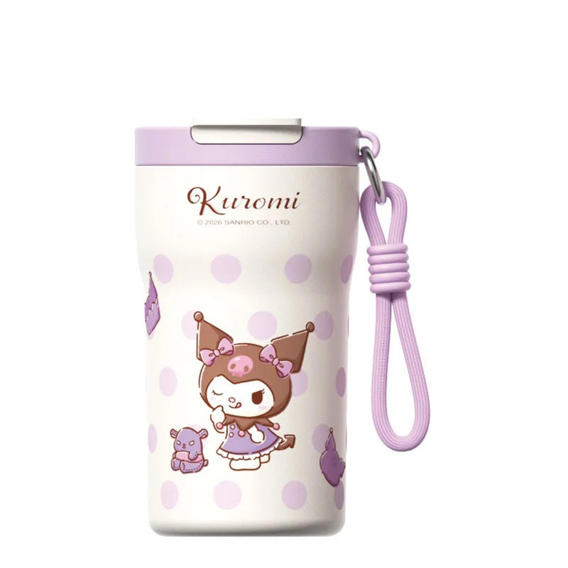 X&W Sanrio Thermos Mug Stainless Steel Double-drinking Water Bottle Cartoon Thermal Cup Coffee Mug Keep Hot & Cold Insulated Cup