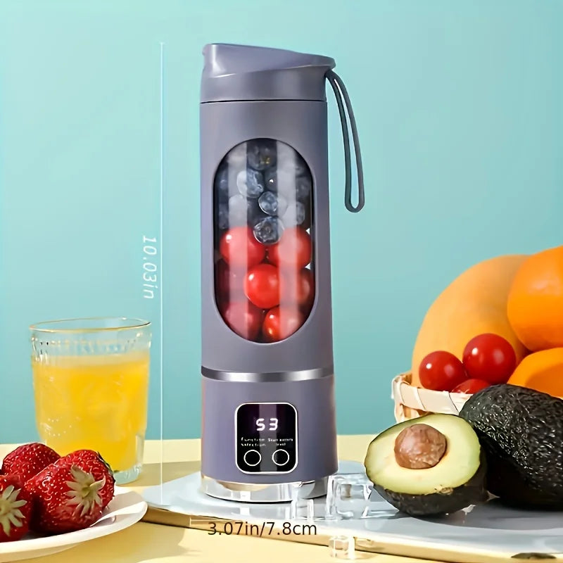 Portable USB Rechargeable Blender Juicer Mini Electric Fruit Vegetable Mixer Milkshake Smoothie Maker Easy Clean