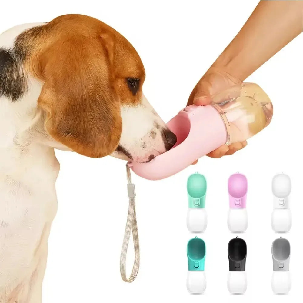 300ml Big Dog Water Bottle Portable Drinking Bowl For Small Dogs Cat Travel Hiking Puppy Pet Water Dispenser Cup Labrador