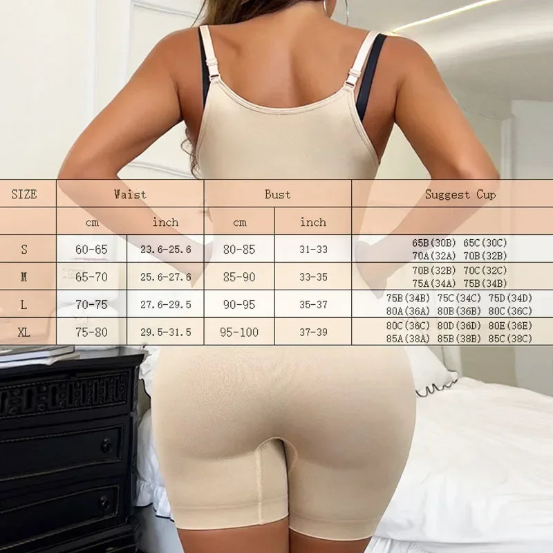Dimmkof Back Fat Smooth Boyshort Fajas Adjustable Straps Shapewear Open Bust Fajas Colombianas Under Bust Body Shaper Panties