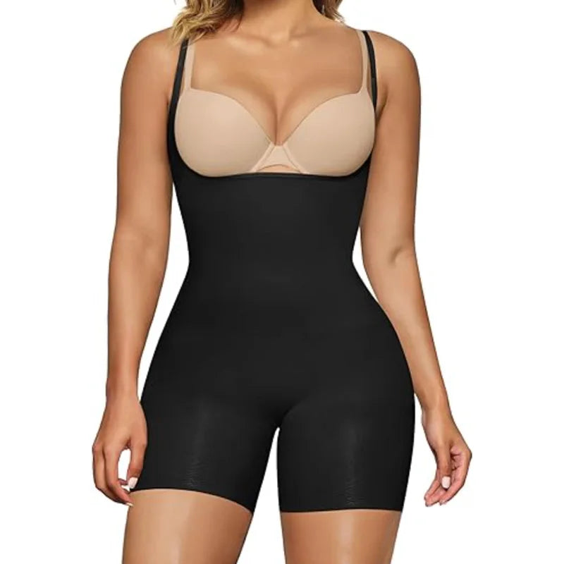 Dimmkof Colombian Faja – Back Fat Smooth Open Bust Boyshort
