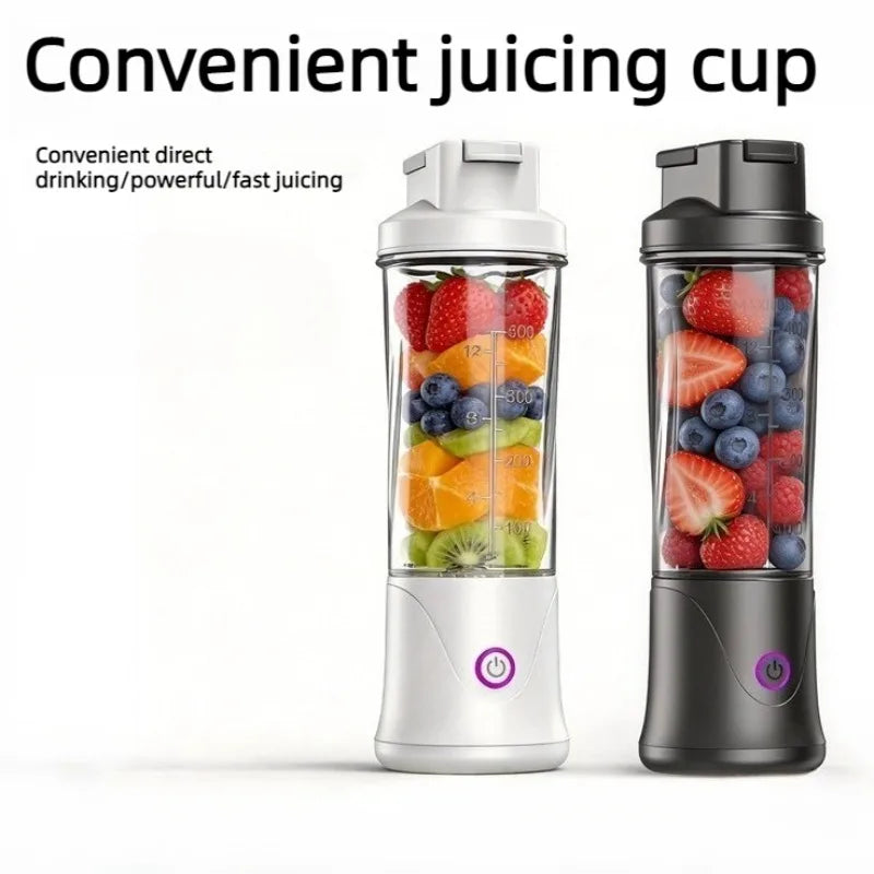 400ml Portable Blender Juicer USB Rechargeable Mini Food Processor Wireless Electric Kitchen Mixer Smoothie Maker Travel Cup
