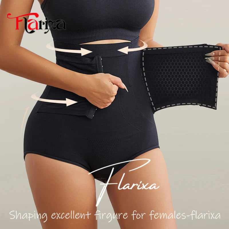 Flarixa Seamless High Waist Faja – Butt Lifter Shaper Briefs