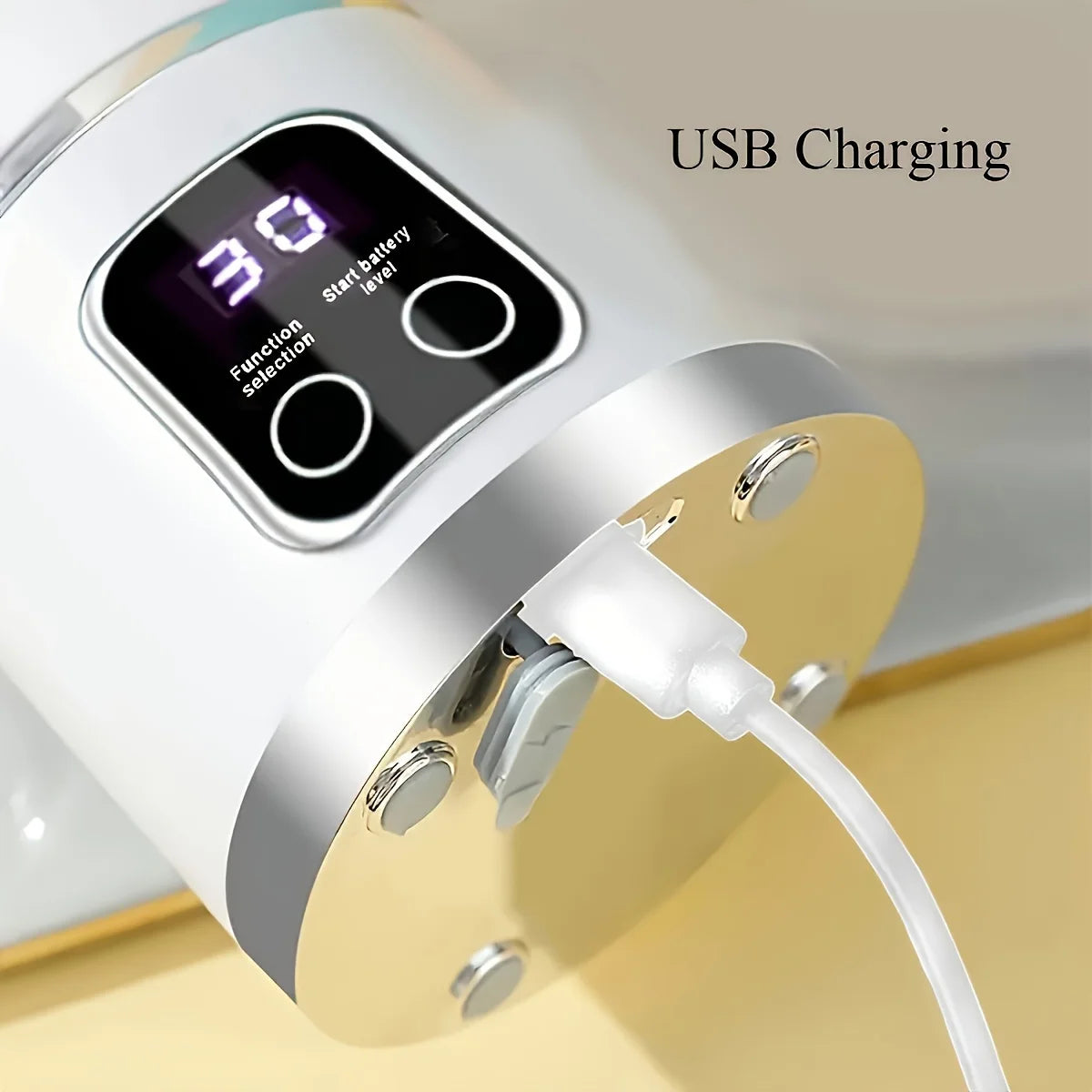 Portable USB Rechargeable Blender Juicer Mini Electric Fruit Vegetable Mixer Milkshake Smoothie Maker Easy Clean