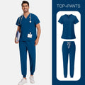 Slim Fit Men Medical Uniforms Women Scrubs Sets Doctors Nurses Accessories Dental Clinic Beauty Salon Spa Workwear Clothes Suits