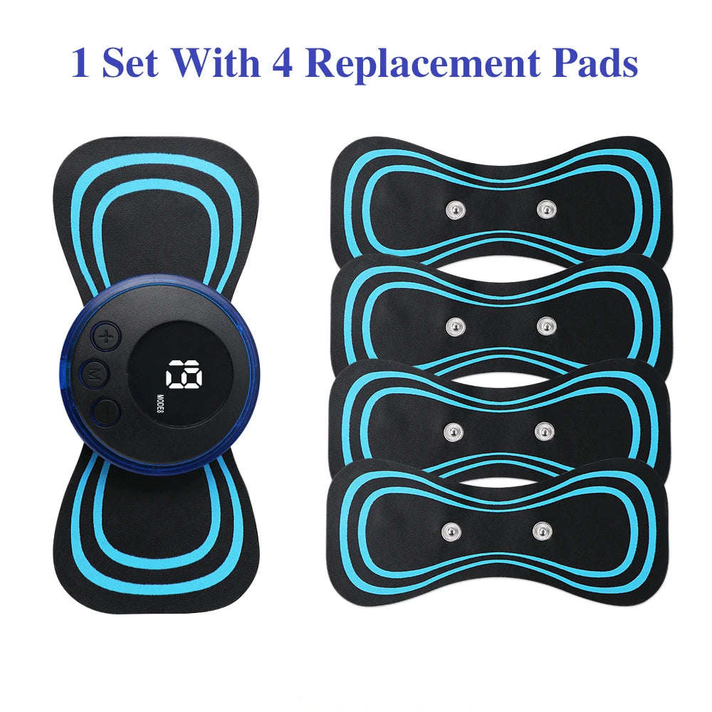 Mini Masajeador EMS Portátil – Estiramiento Cervical y Relajación