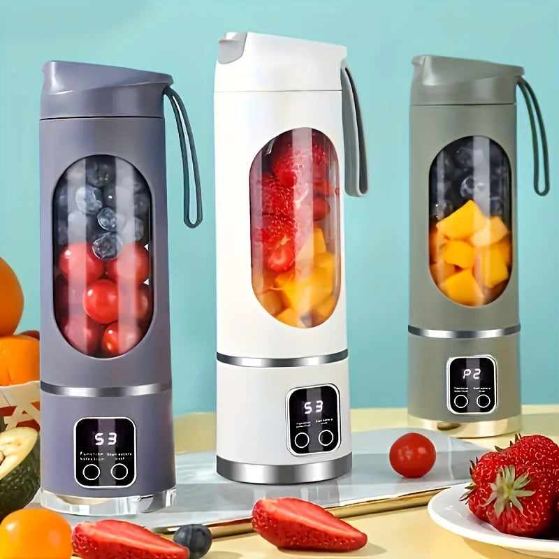 Portable USB Rechargeable Blender Juicer Mini Electric Fruit Vegetable Mixer Milkshake Smoothie Maker Easy Clean
