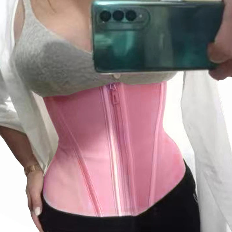 Fajas Colombian Girdle Waist Trainer Double Compression Shorts Tummy Control Sheath Slimming Flat Stomach Modeling Belt XS-3XL