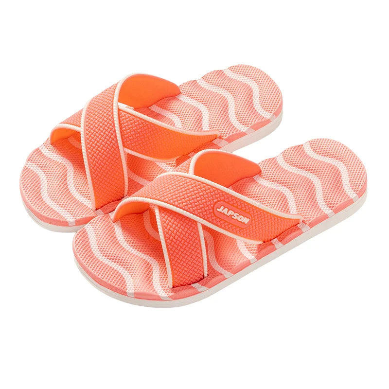 Summer Slippers Men Flat Slides Fashion Green Men's Slippers Indoor House Shoes Unisex Non-slip Bathroom Slippers Home pantuflas