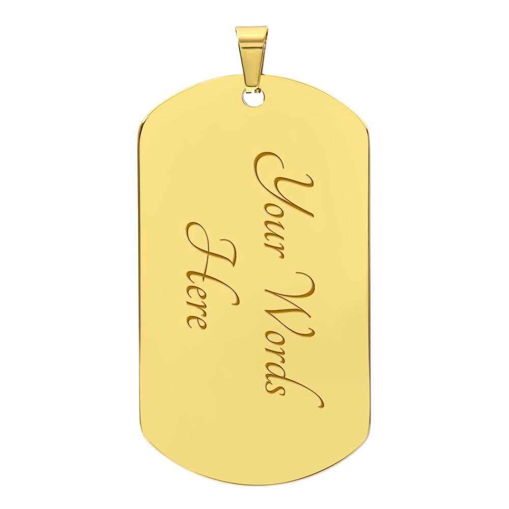 Personalized Dog Memorial Necklace-Forever In My Heart