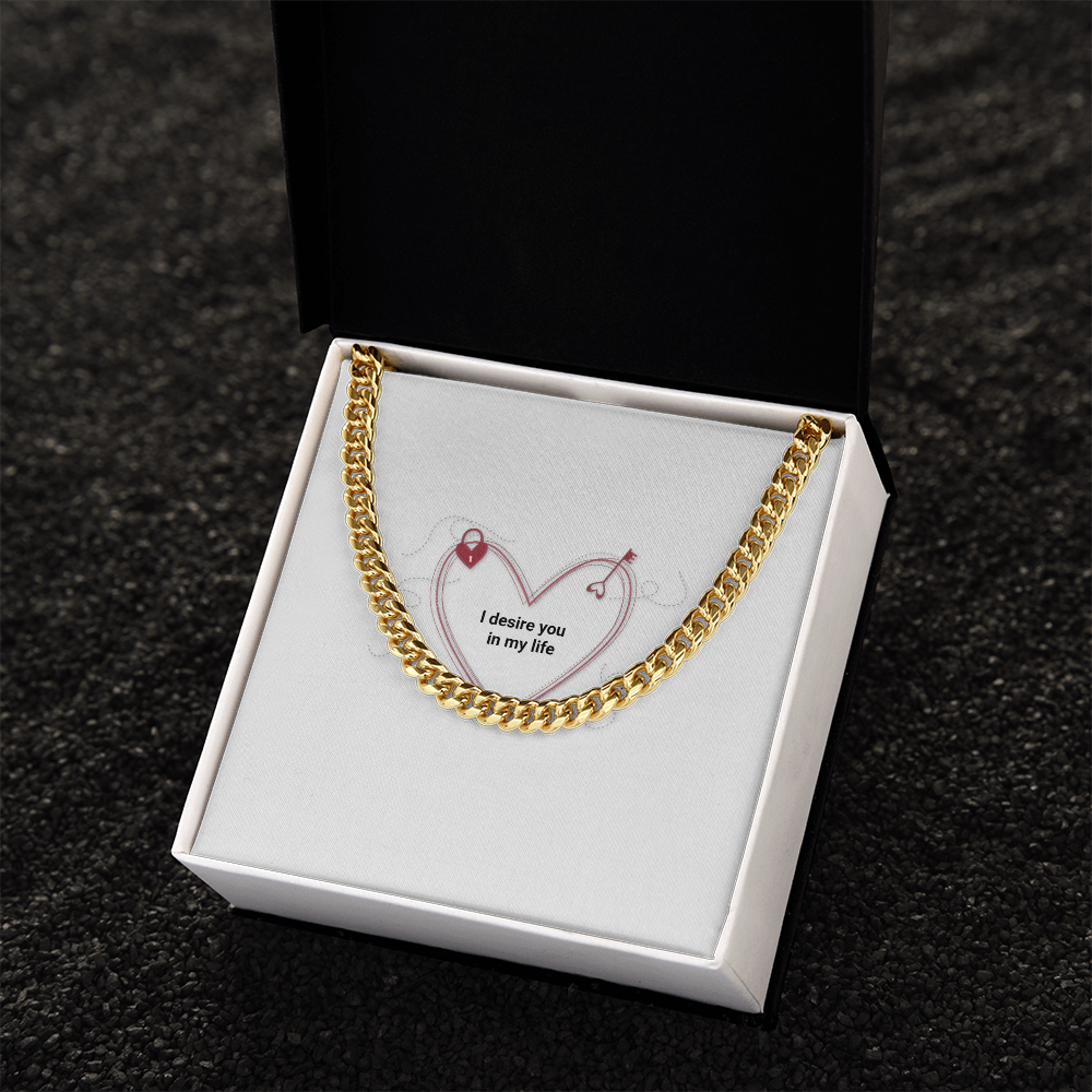 To My Man- Luxury Cuban Link Chain