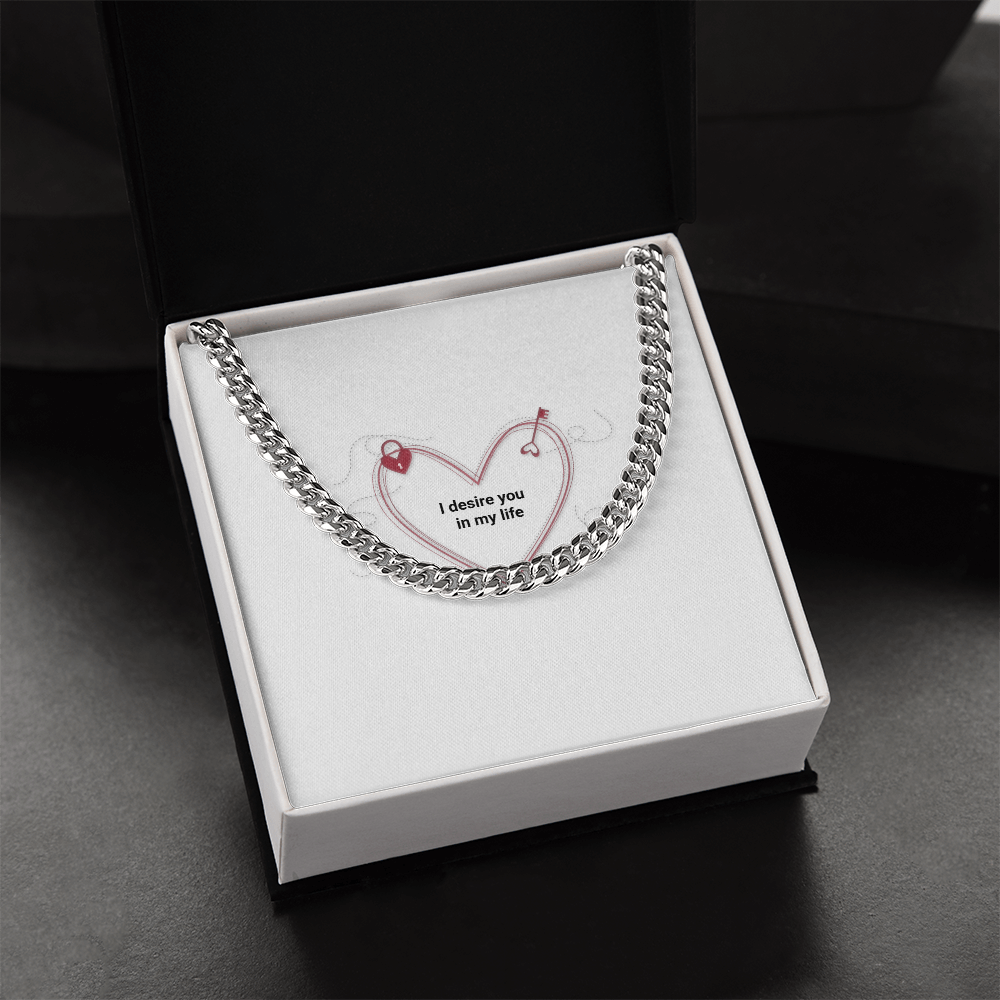 To My Man- Luxury Cuban Link Chain