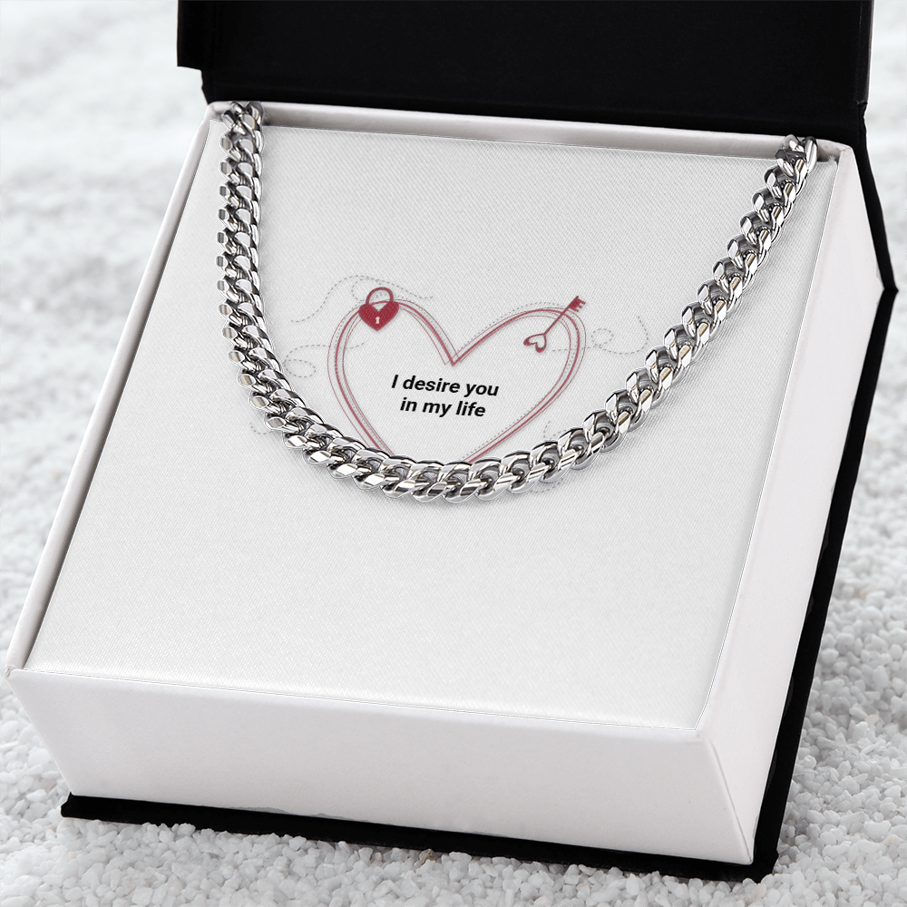 To My Man- Luxury Cuban Link Chain