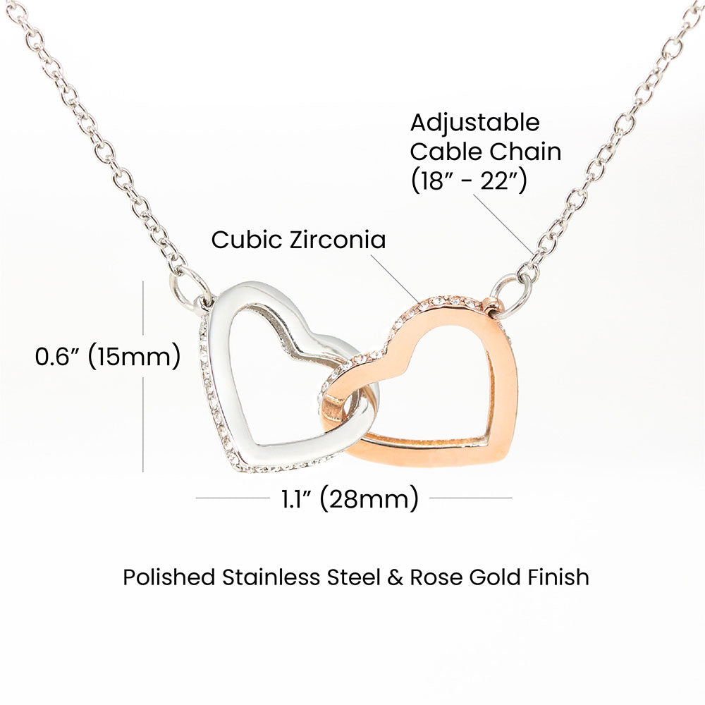 "Forever Joined Hearts Necklace"