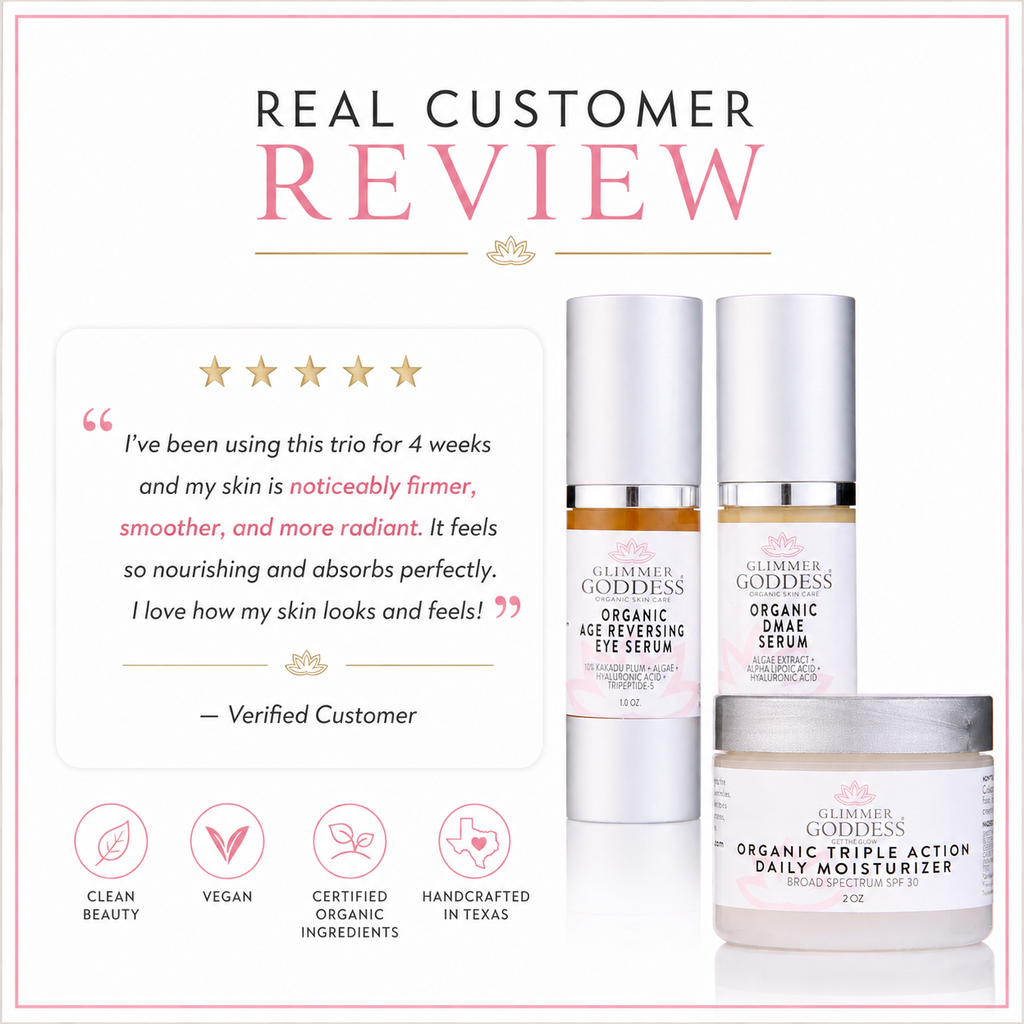 Organic Anti-Wrinkle Trio – 3-Step Collagen Boosting System
